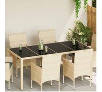 vidaXL Plateau de table – Lot de 4 – En verre noir rectangulaire
