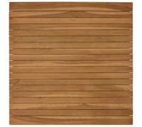 vidaXL Plateau de Table 70 x 70 x 3,5 cm Carré Bois de Teck Massif, Table en Teck, Design Moderne, Meuble pour la Maison, Bureau intérieur, extérieur, Surface Marron