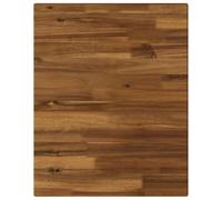 vidaXL Plateau de Table Rectangulaire 50 x 50 x 3,5 cm Carré Naturel