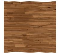 vidaXL Plateau de Table Rectangulaire 80 x 80 x 3,5 cm Carré Naturel