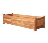 vidaXL Plateaux de jardin 2 pcs. Bois d'acacia 100x30x25 cm