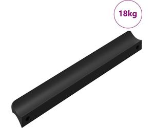 vidaXL Poignée 973 pcs noir 106 x 7,4 x 15,5 mm aluminium