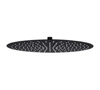 vidaXL Pomme de douche pluie 40 cm - Noir