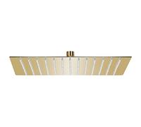 vidaXL Pomme de douche pluie 25x25 cm Acier inoxydable Carrée Doré