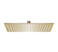 vidaXL Pomme de douche pluie Acier inoxydable 50x50 cm Carrée Doré