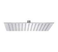 vidaXL Pomme de Douche Pluie Pulvérisateur Pommeau de Douche Tête de Douchette Accessoire de Salle de Bain Acier Inoxydable 304 30x30 cm Carrée
