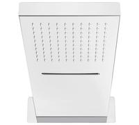 vidaXL Pommeau de douche mural acier inoxydable 201 argenté