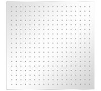 vidaXL Pommes de douche à effet pluie 50 x 50 cm acier inoxydable 2 pcs