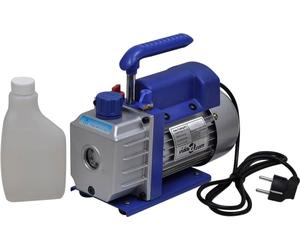 vidaXL Pompe à vide mono-étagée avec kit de manomètre de distribution à 4 voies