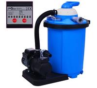 vidaXL Pompe de filtration à sable avec minuterie 550 W 50 L