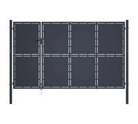 vidaXL Portail 350 x 150 cm Anthracite