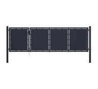 vidaXL Portail 350x100 cm Anthracite