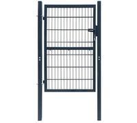 vidaXL Portillon 2D (simple) Gris anthracite 106x170 cm