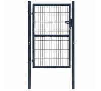 vidaXL Portillon 2D (simple) Gris anthracite 106x190 cm