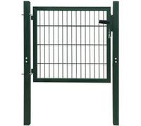 vidaXL Portillon 2D (simple) Vert 106 x 130 cm