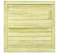 vidaXL Portail de Jardin 100x100 cm Arche Portillon Clôture Bois Pin Imprégné