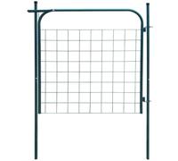 vidaXL Portail de jardin 100x100 cm Vert