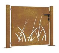 VidaXL Portail Corten 105x80 cm