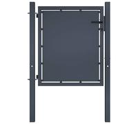 Portail de jardin - - 100 x 100 cm - Acier - Anthracite - Battant