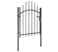 vidaXL Portail de jardin Woerden Panneau de Porte Portillon de Jardin Portail de Terrasse Jardin Patio Extérieur Cour 1x1 m Acier