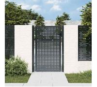 vidaXL Portail de jardin Anthracite 100x125 cm Acier 154561
