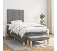 vidaXL Portail de jardin anthracite 105x130cm acier conception d'herbe