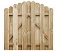 vidaXL Portail de jardin bois de pin