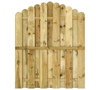 vidaXL Portail de jardin 45328 Bois de pin imprégné 100x125 cm Barrière de sécurité Marron G