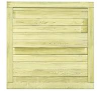 vidaXL Portail de jardin Bois de pin imprégné FSC 100 x 100 cm