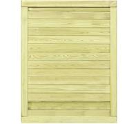vidaXL Portail de jardin Bois de pin imprégné FSC 125 x 100 cm