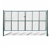 vidaXL Portail de Jardin en Maille 400x175 cm