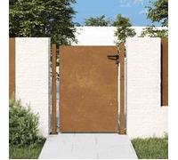 vidaXL Portail de jardin 105x130 cm acier corten