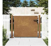 vidaXL Portail de jardin 105x80 cm acier corten