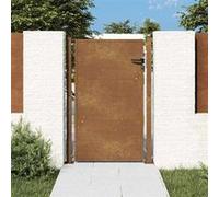 vidaXL Portail de jardin 105x130 cm acier corten