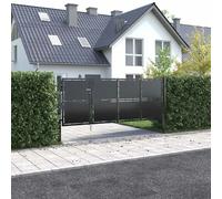 vidaXL Portail jardin - Anthracite