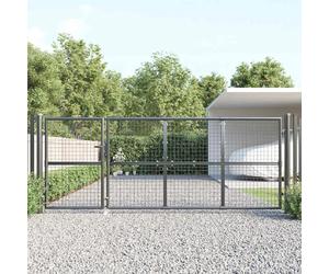 VIDAXL Portail jardin maille acier galvanisé anthracite 350x175 cm