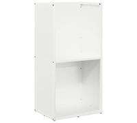 vidaXL Portant de Bois Chauffage Blanc 40x30x80 cm, Support à bûches de cheminée, Support à bûches, Support à bûches, Stockage de bûches d'intérieur
