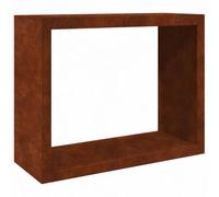 vidaXL Portant de bois de chauffage 100x40x80 cm Acier résistant aux intempéries