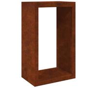 vidaXL Porte-bûches 60x40x100 cm acier résistant aux intempéries