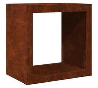 vidaXL Portant de bois de chauffage 60x40x60 cm Acier résistant aux intempéries