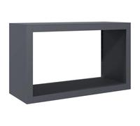 vidaXL Portant de Bois de Chauffage Anthracite 100x40x60 cm Acier, Magasin de bûches, Porte-bûches de cheminée, Support de bûches, Stockage de bûches