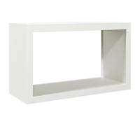 vidaXL Portant de Bois de Chauffage Blanc 100x40x60 cm Acier, Magasin de bûches, Porte-bûches de cheminée, Support de bûches, Stockage de bûches