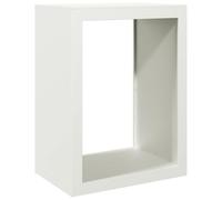 vidaXL Portant de Bois de Chauffage Blanc 60x40x80 cm Acier, Magasin de bûches, Porte-bûches de cheminée, Support de bûches, Stockage de bûches