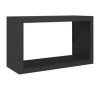 vidaXL Portant de Bois de Chauffage Noir 100x40x60 cm Acier, Magasin de bûches, Porte-bûches de cheminée, Support de bûches, Stockage de bûches