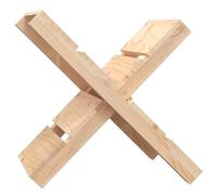 vidaXL Porte-bûches 47x39,5x48 cm Bois massif de pin