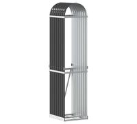 vidaXL Porte-bûches Anthracite 40x45x170 cm Acier galvanisé