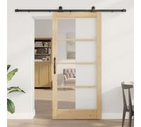 vidaXL Porte coulissante avec quincaillerie ""ORKDAL"" 93x202 cm