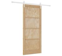 vidaXL Porte coulissante ORKDAL, 86 x 198,5 cm, en bois massif de pin