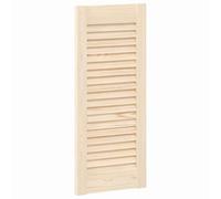 vidaXL Porte d'armoire à persiennes 69x29,5 cm Bois de pin Massif, Porte de Meuble, Porte de Garde-Robe, Panneau à persiennes en Bois