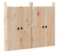 vidaXL Porte de Cuisine MEPPEL 2 pcs Crème 50 x 9 x 82 cm, Porte de Cuisine Moderne, en Bois de pin rectangulaire, Surface Lisse, Facile à Assembler et à Ranger, intérieur